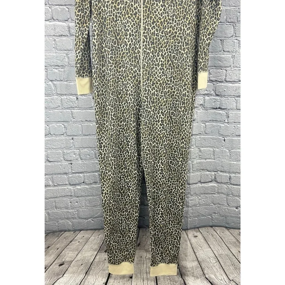 Fruit  of the Loom Women's Waffle Unionsuit Animal Print Size M/L - Picture 8 of 9